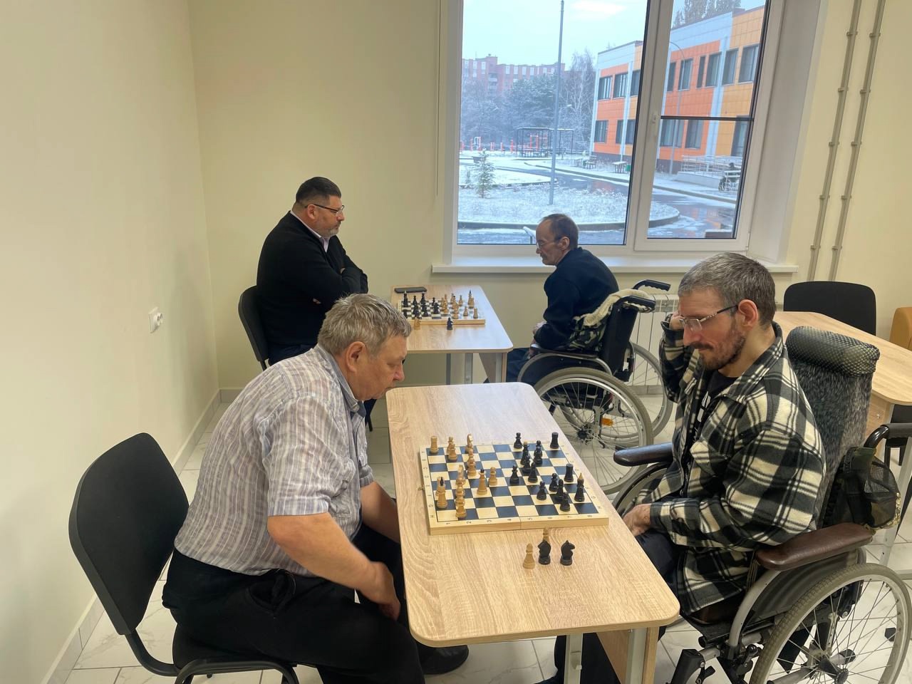 Центре Активного Долголетия в шахматном клубе